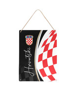 Croatia Fan&#39;s Soccer Decorative Metal Sign 2023 FIFA Women&#39;s World Cup - $25.97 CAD+