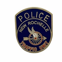 New Rochelle Traffic Unit New York Police Law Enforcement Enamel Lapel Hat Pin - £11.76 GBP