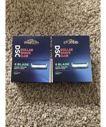 2x Dollar Shave Club 6 Blade Extra Close Shave Sealed 8 Cartridges DSC - €11,15 EUR