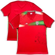 2022 IRAN Away Jersey (very fitted)  National Football Soccer RED Shirt, Size: M - £26.20 GBP