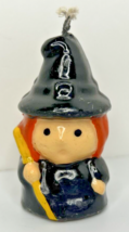 Vintage Halloween Witch Decorative Candle 2.5&quot; SKU H477 - £11.96 GBP