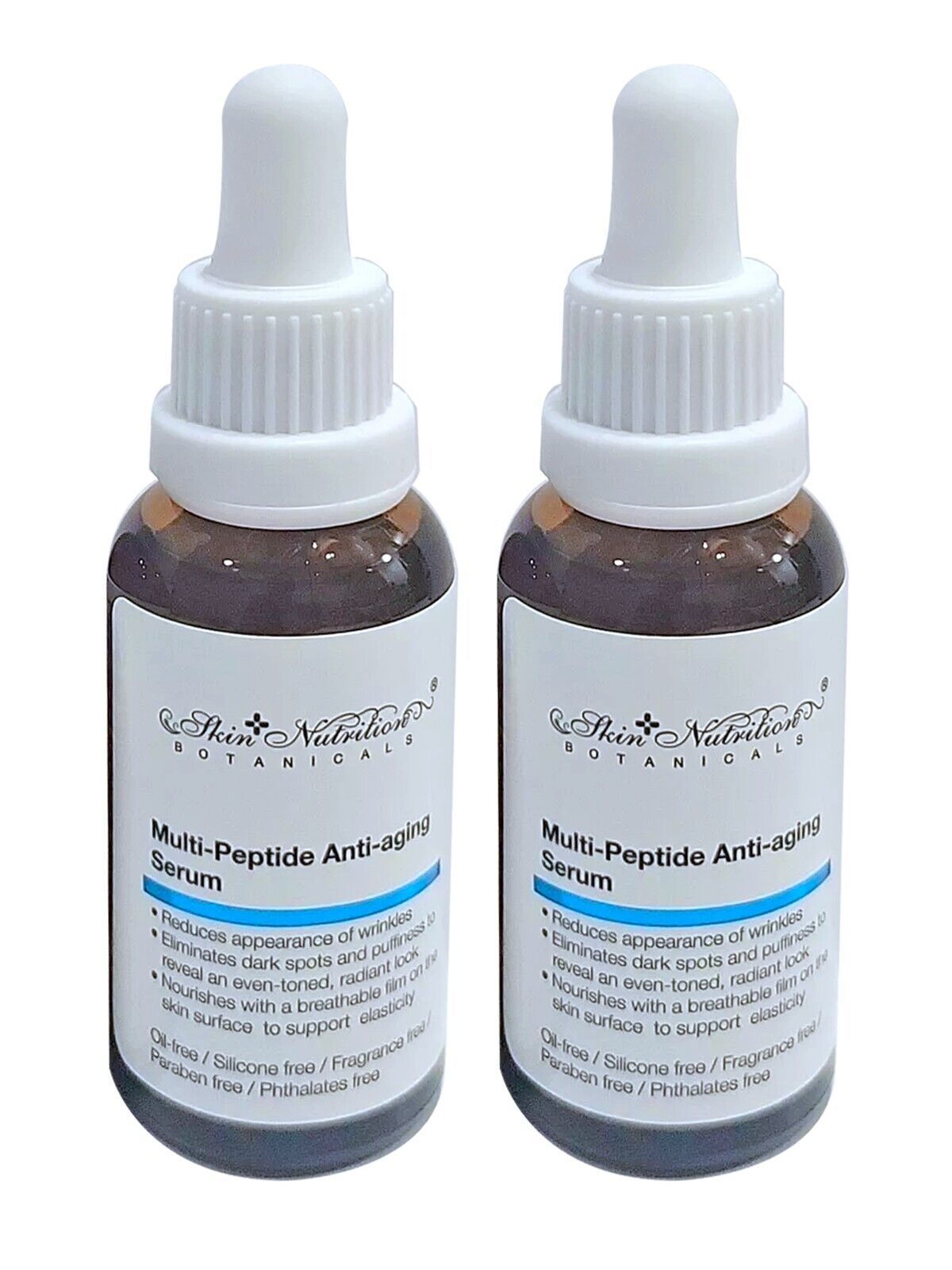 Lot of 2 Skin Nutritions Multi-Peptide Anti-Aging Serum 1 oz. New SEALED