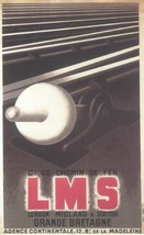 LMS Cie De Chemin de Fer London Midland &amp; Scottish 1928 - Cassandre (Art... - $32.50