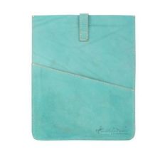 Montana West Tablet Slim Sleeve Turquoise Genuine Leather NEW - £18.27 GBP