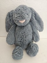 Jellycat Bashful Bunny Dusky Blue Plush Stuffed Animal 12&quot; Medium - £21.73 GBP