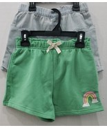 2 Pack 365 Kids Garanimals Girls&#39; Pull On Denim &amp; Fleece Shorts, Multico... - $437.67 MXN