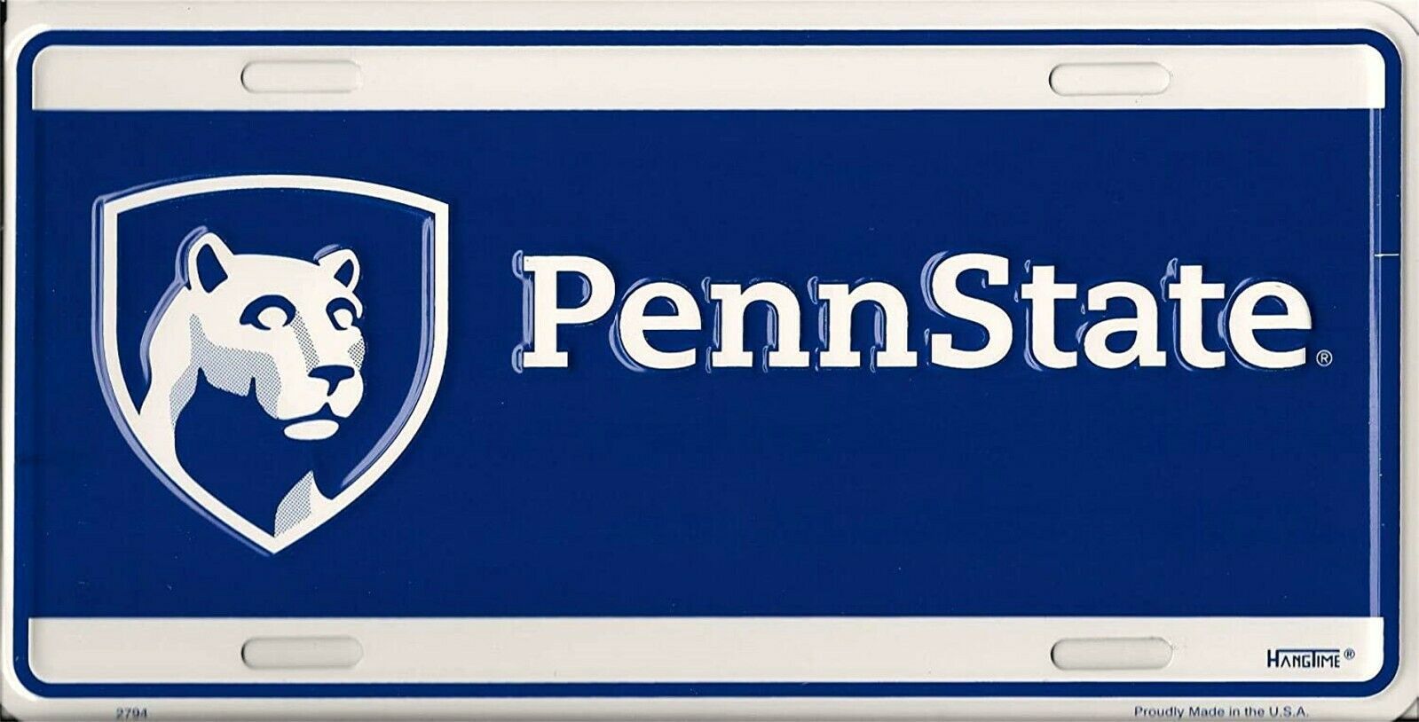 Primary image for Penn State Nittany Lions Embossed Metal License Plate