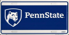 Penn State Nittany Lions Embossed Metal License Plate - £6.21 GBP