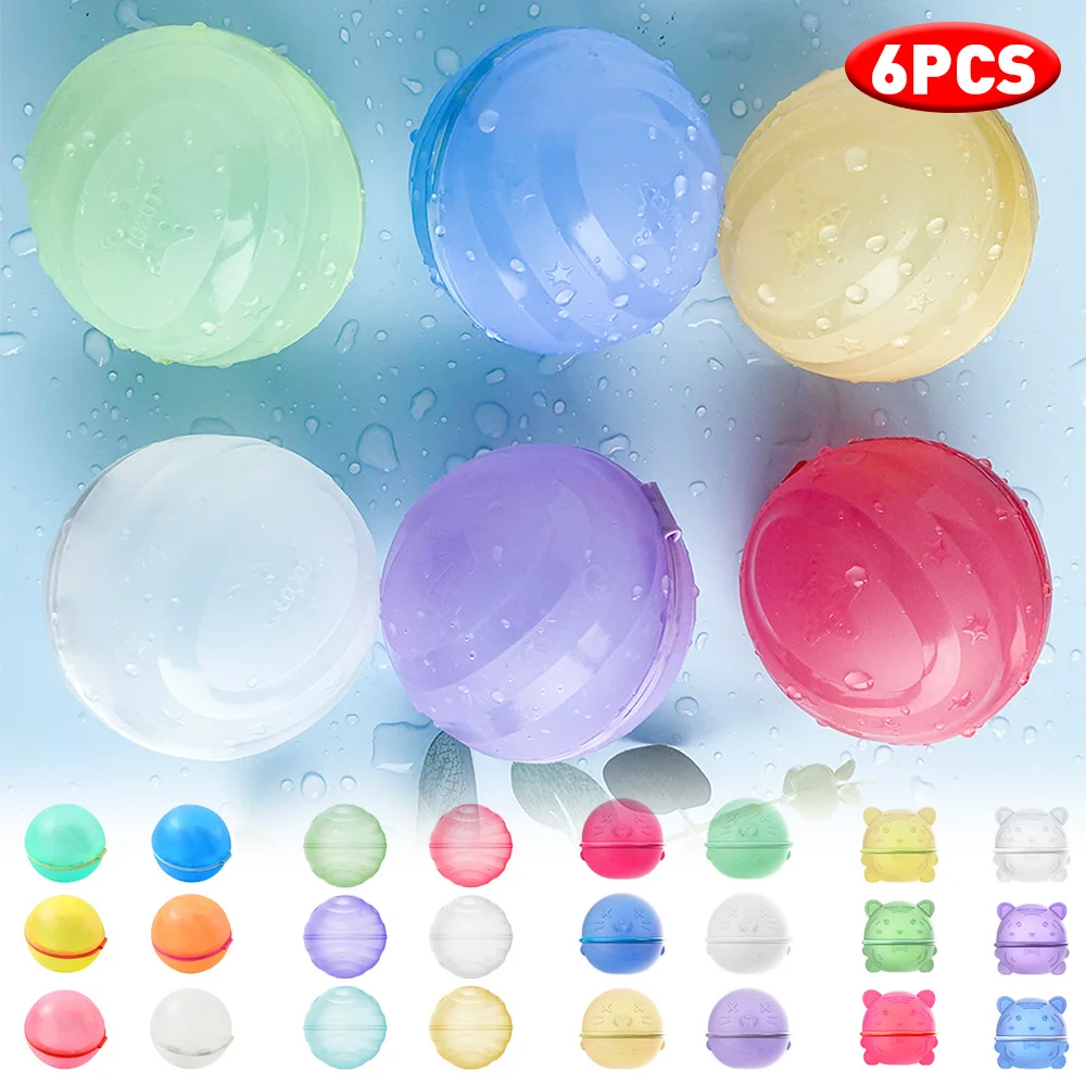 6pcs/lot play water toys children&#39;s water splashing silicone water balloon wat - £9.56 GBP+