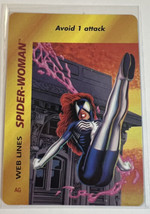 Marvel Overpower New 1995 Spider Women Web Lines  Character Card #AG Common - £1.60 GBP