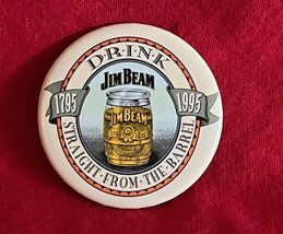 Vintage Commemorative PIn Jim Beam 200th Anniversary 1795-1995 Drink Jim... - $14.84