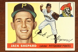 Vintage Baseball Card Topps 1955 Jack Shepard Catcher Pittsburgh Pirates #73 - £9.15 GBP