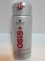 Schwarzkopf Osis Soft N Straight Sleek Smooth Straightening Emulsion 5.1 Oz RARE - £55.27 GBP