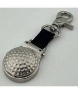 Vintage Golf Themed Quartz Pocket Watch Men Silver Ball Cover Snap-on Ne... - €32,68 EUR