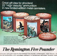 1977 Remington Five Pounder 22 Rounds Advertisement Hunting Ammo Vintage... - $19.99