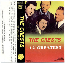 The Crests - 12 Greatest (Cass, Comp) (Very Good Plus (VG+)) - £1.03 GBP