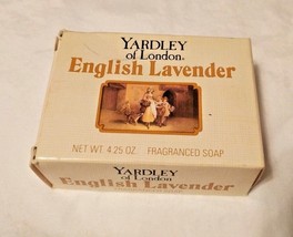 New Yardley Of London English Lavender Fragranced Soap 4.25OZ Nature Bar 1979 - £11.75 GBP