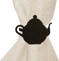 Village Wrought Iron Teapot Napkin Ring - £8.03 GBP