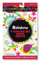 Melissa & Doug Scratch Art Magic Rainbow White - $10.77