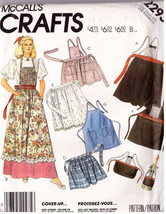 Misses' & Men's Aprons Vintage 1985 McCall's Pattern 2293 ONE SIZE UNCUT - £9.45 GBP