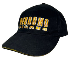 Perdomo Cigars Hat Cap Strap Back Black Tabacalera Gold Embroidered Logo Mens - £11.83 GBP