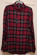 Arrow Tall Men Flannel, Long Sleeves, 100% Cotton Plaid Shirt, Sz XLT. NWT - £19.65 GBP