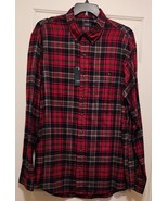 Arrow Tall Men Flannel, Long Sleeves, 100% Cotton Plaid Shirt, Sz XLT. NWT - £18.77 GBP