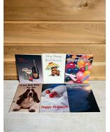 Gift Greeting Birthday Mixed Lot of 6 Unused Cards 1970-1980 - $368.84 MXN