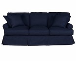 Sunset Trading Horizon Sofa, Performance Fabric, Navy Blue - $4,063.99