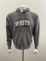 Vintage Roots Hoodie Men&#39;s Size Small Spell Out Gray Long Sleeve Cotton ... - €6,92 EUR