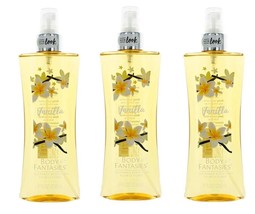 Vanilla by Body Fantasies, 3 Pack 8 oz Fragrance Body Spray for Women - NEW - £18.76 GBP