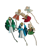 Cotton Tie On Pipe Cleaner Christmas Ornament Decoration Chenille Angel ... - $466.20 MXN
