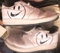 Nike Air Force 1 Low Have A Nike Day smiley Face White Men&#39;s Size 10 - £29.54 GBP