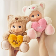 2023 New Authentic Sonny Angel White Brown Cuddly Bear Figure Designer Toy  Hot! - £42.10 GBP+