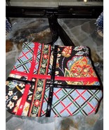VERA BRADLEY SWEET VERSAILLES CROSSROADS SHOULDER BAG PATENT LEATHER STRAPS - $30.43 CAD