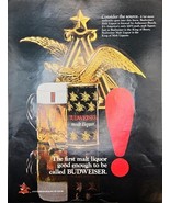 BUDWEISER BEER &quot;Consider the source&quot; Malt Liquor-King of Beers 1971 VTG ... - $188.14 MXN