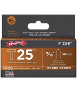 Arrow 259 T25 Round Crown Staples, 1,000 Pack (9/16 Inch) - €23,74 EUR