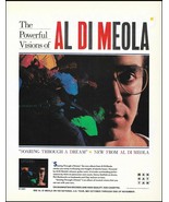 Al Di Meola Soaring Through A Dream 1985 Manhattan Records advertisement... - £3.33 GBP