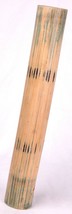 Vtg Wood Rainstick-15.75&quot; Tall-Carved-Music Percussion Instrument-Rain S... - $23.36
