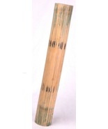 Vtg Wood Rainstick-15.75&quot; Tall-Carved-Music Percussion Instrument-Rain S... - £18.60 GBP