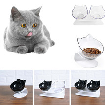 Cat Double Bowl Cat Food Bowl Protects Cervical Vertebra - $4.68+