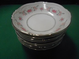 Great Vintage &quot;Sears&quot; HARMONY HOUSE &quot;Sonnet&quot; Set of 8 BERRY BOWLS 5.5&quot; - $39.19