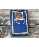 VTG MINIATURE PLAYTIME US PLAYING CARDS PINOCHLE DECK OF CARDS w BOX - £7.72 GBP