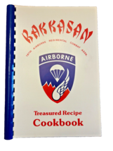 Cookbook Bakkasan 187th Airborne Regimental Combat Assn 1988 Vintage Recipes - £12.43 GBP