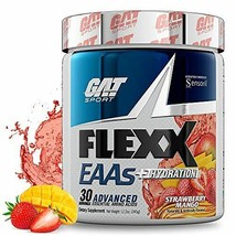 GAT Sport Flexx EAAs + Hydration, Strawberry Mango, 30 Servings - £34.09 GBP