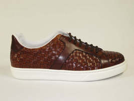 Men's Shoes GENIO Turkey Casual Dress Genuine Leather Braided 120198803 Cognac image 7