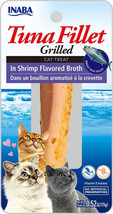 Inaba Cat Grill Fil Tuna/Shrimp Broth 0.5Oz/6Ct. - £13.41 GBP