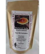 Reishi Mushroom Growing Log Kit Gorws For Years!!  ON SALE Limited Time - $34.95