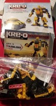 KRE-O Transformers Bumblebee 31144 Hasbro 75 Pieces (2 Pieces Missing See Pics) - £6.91 GBP