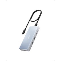 Anker 575 USB-C Hub (12-in-1, Dual HDMI, DP), Triple Display Docking Station, 10 - £134.45 GBP